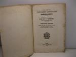 Sull'antico tabulario Capitolino. Ragionamento recitato alle Pontificie Accademie riunite di San Luca e di Archeologia il di' 28 dicembre 1842