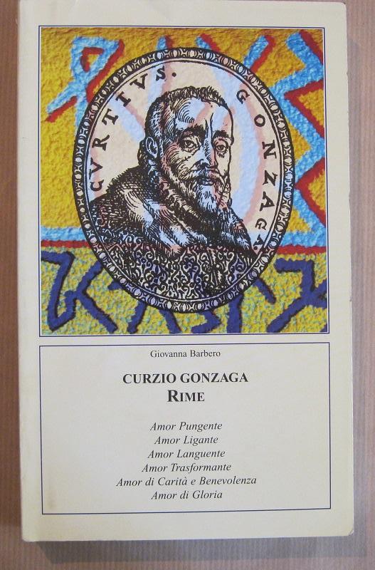 Curzio Gonzaga. Rime - copertina
