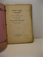 Sonetti satirici in dialetto romanesco attribuiti a Giuseppe Gioacchino Belli, annotati e ridotti alla miglior lezione da Luigi Morandi con un discorso dello stesso intorno alla satira a Roma, ai sonetti e alla vita del Belli