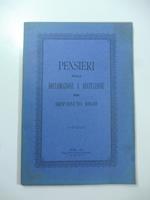 Pensieri sulla declamazione e recitazione