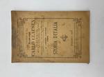 Catalogo n. 109 della Libreria antiquaria Carlo Clausen...gia' libreria Loescher...Torino. Storia d'Italia. Torino 1898