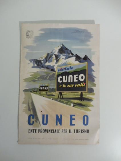 Cuneo. Ente provinciale per il turismo. (Pieghevole pubblicitario) - copertina