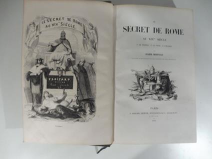 Le secret de Rome au XIX siecle - copertina