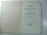 La cognazione delle lettere greche e latine. Prelezione