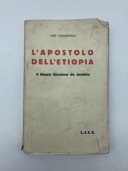 L' apostolo dell'Etiopia. Il Beato Giustino De Jacobis - copertina