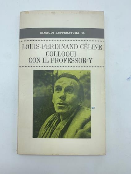 Colloqui con il professor Y - copertina