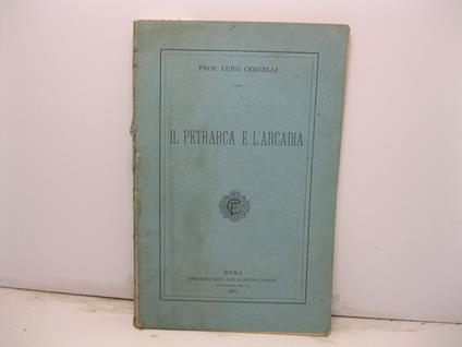 Il Petrarca e l'Arcadia - copertina