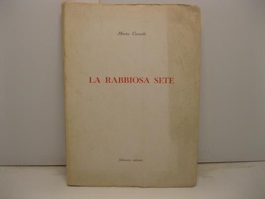 La rabbiosa sete - copertina