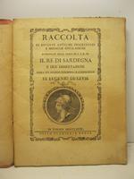 Raccolta di diverse antiche inscrizioni e medaglie epitalamiche ritrovate negli Stati di S. S. R. M. il Re di Sardegna e due dissertazioni sopra un antico turibolo e campanello. SEGUE: Raccolta di diverse antiche inscrizioni ritrovate negli stati di