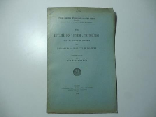 De l'utilite' des schede de Borghesi sur les prefets du pretoire pour l'histoire de la legislation du Bas-empire - copertina