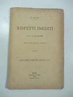 Rispetti inediti di A. A. Poliziano tratti da un codice del secolo XV