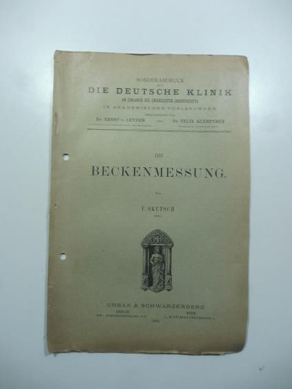 Die beckenmessung - copertina