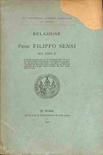 Relazione del Prof. Filippo Sensi sul tema II. Provvedimenti da invocare per la ricognizione dello stato in cui si trovano le Biblioteche comunali..