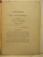 Gli scioperi. Memoria premiata al concorso del 1873 dal R. Istituto d'incoraggiamento