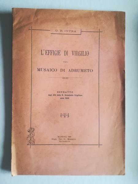 L' effigie di Virgilio nel musaico di Adrumeto - copertina