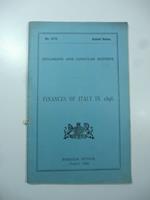 Diplomatic and Consular Reports. Report on Finances of Italy in 1898