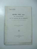 Roma nel 1911 ed i festeggiamenti per il 50o anniversario della sua proclamazione a capitale d'Italia