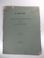 L' Augusto di villa Veientana dichiarato dal P. Raffaele Garrucci. Edizione seconda riveduta dall'autore