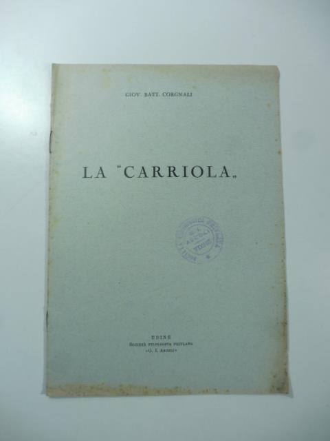 La carriola - copertina