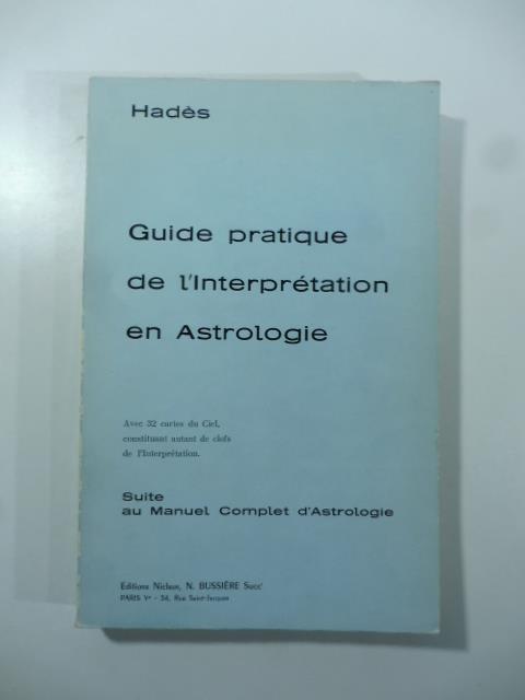 Guide pratique de l'interpretation en Astrologie - copertina