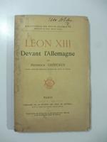 Leon XIII devant l'Allemagne