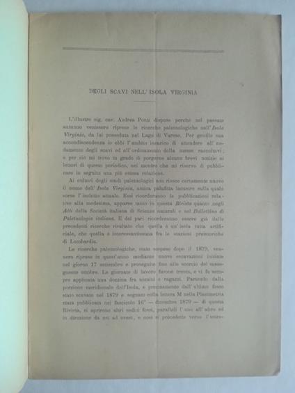 Degli scavi nell'isola Virginia Il Civico Museo archeologico di Como - copertina