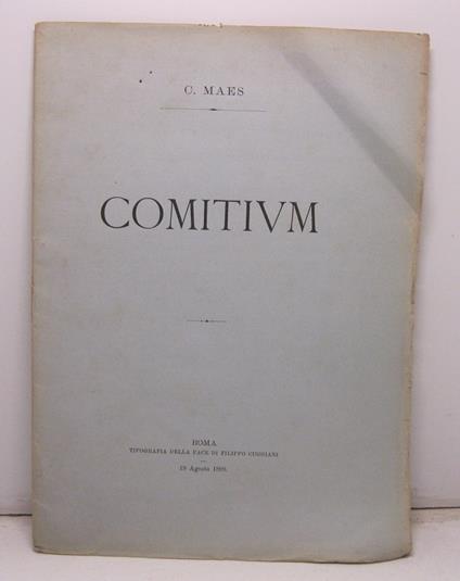 Comitium - copertina