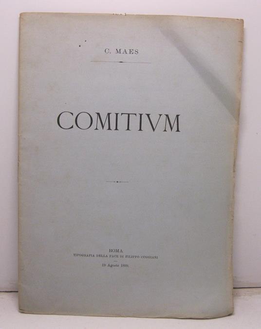 Comitium - copertina