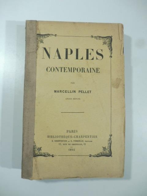 Naples contemporaine - copertina