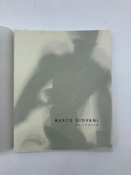 Marco Giovani. Anticorpo - copertina