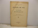 Incapacita' del papa a succedere (appunti di diritto ecclesiastico italiano). Estratto dalla Gazzetta Dritto e Giurisprudenza, anno VIII, numeri 17 e 20