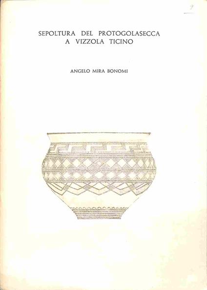 Sepoltura del protogolasecca a Vizzola Ticino - copertina