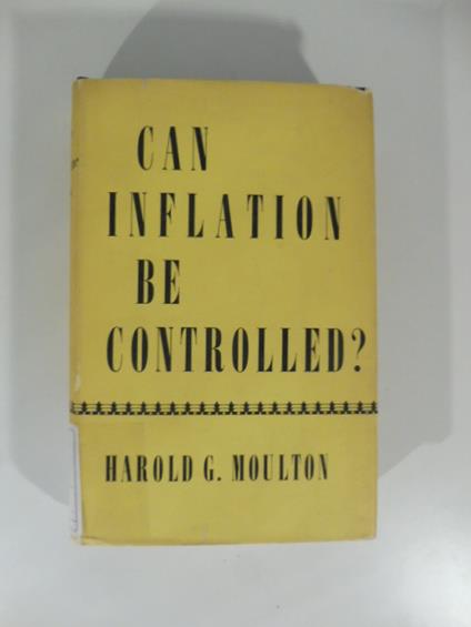 Can inflaction be controlled? - copertina
