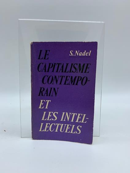 Les capitalisme contemporain et les intellectuels - copertina