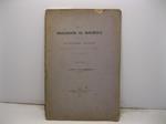 Nella inaugurazione del monumento posto ad Alessandro Manzoni nella Universita' di Roma addi' 26 maggio 1878. Discorso