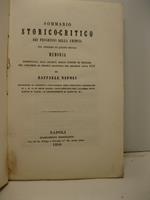 Sommario storico-critico dei progressi della chimica nel periodo di questo secolo. Memoria presentata alla Societa' delle Scienze di Harlem pel concorso al premio proposto nel decorso anno 1859