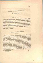 Note araneologiche. Catalogo dei ragni di Capri