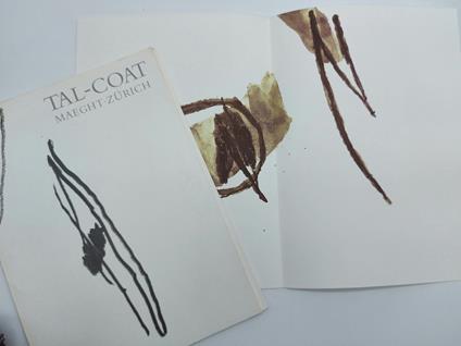 Tal-Coat. Peintures. Galerie Maeght, Zurich - copertina