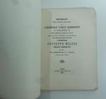 Descrizione della solenne legazione del Cardinale Carlo Barberini a Filippo V nuovamente posta in luce nella faustissima esaltazione alla sacra porpora dell'eminentissimo signore cardinale Giuseppe Milesi Pironi Ferretti