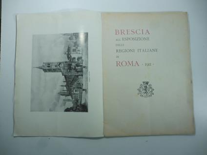 Brescia all'Esposizione delle regioni italiane in Roma 1911 - copertina