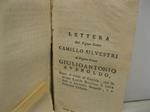 Lettera del Sig. Conte Camillo Silvestri sopra il titolo di Console, che in alcune lapide bresciane si trova dato a Juvenzio Secondo, e a Juvenzio Cesiano