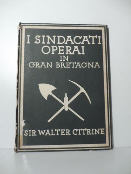 I sindacati operai in Gran Bretagna - copertina