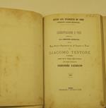 Cenni sul viadotto di Sori (ferrovia ligure orientale). Dissertazione e tesi presentate alla commissione esaminatrice per gli Ingegneri in Torino da Giacomo Testore d'Andorno... per essere dichiarato ingegnere laureato