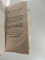 Riflessioni in occasione dello scritto del signor Bermanno... si da' qui la soluzione d'altri problemi consimili con i teoremi algebraici..