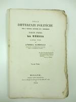 Delle differenze politiche fra i popoli antichi ed i moderni. Parte prima. La guerra. Libri tre di Andrea Zambelli