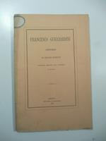 Francesco Guicciardini. Discorso di Cesare Albicini professore ordinario nella Universita' di Bologna