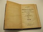 Elementi di pedagogia proposti agli insegnanti delle scuole normali magistrali (Terzo Corso), da Giuseppe Allievo. Professore di Pedagogia nell'Universita' di Torino