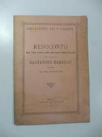 Resoconto dei voti dati e dei discorsi pronunciati dal deputato Salvatore Barzilai durante la XVIII legislatura