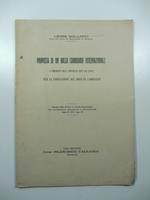 Proposta di un bollo cambiario internazionale a proposito della Conferenza dell'Aja (1910) per la unificazione del diritto cambiario