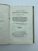 Della Malignita' Istorica Discorsi Tre di Agatopisto Cromaziano contro Pier Francesco Le Courayer nuovo interprete della Istoria del Concilio di Trento di Pietro Soave